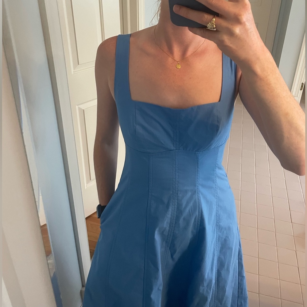 Blue Midi Sleeveless Dress - worn once! - Picture 2 of 5